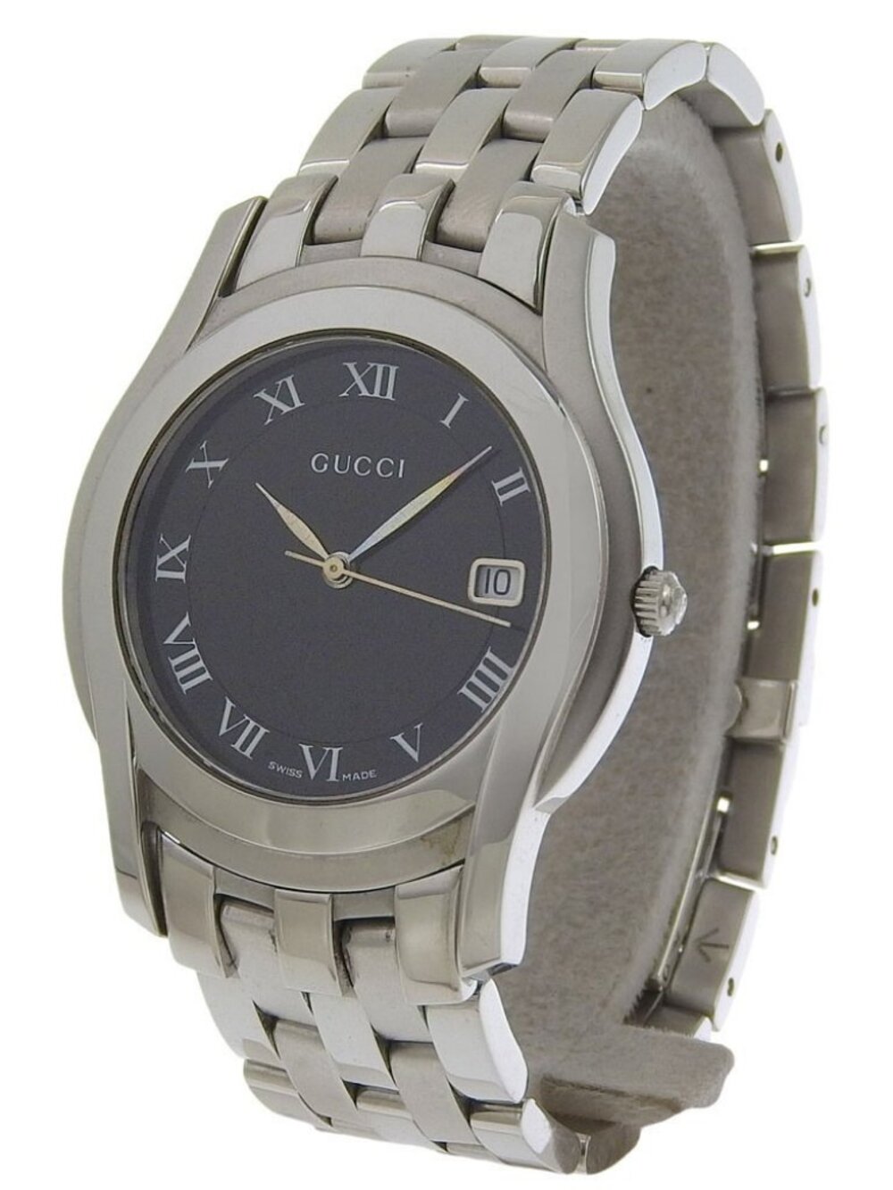 GUCCI Watches 5500M black blackDial Stainless Steel Quartz Analog display ... - Picture 9 of 13